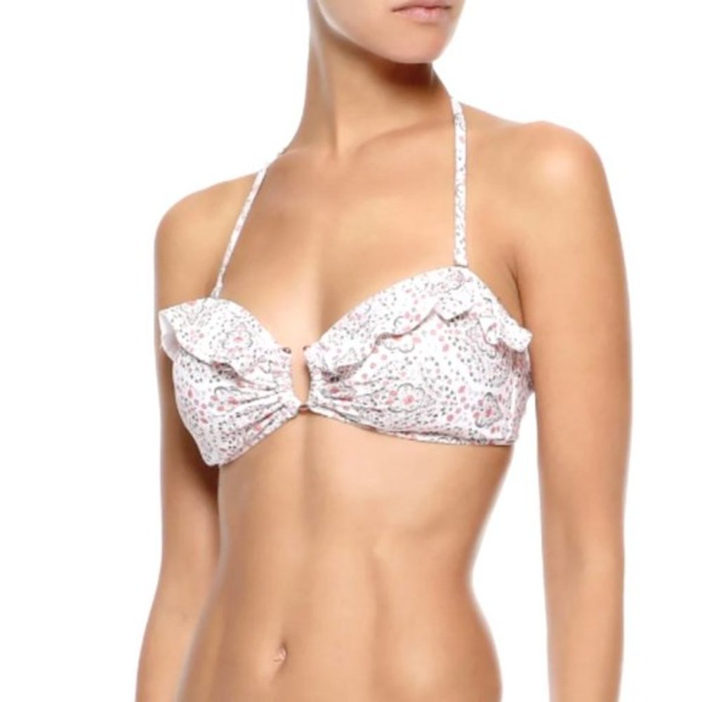 Eberjey ruffled bikini top